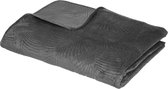 Sprei - Beddensprei - Quilt - Tweepersoons - Grijs - Beddengoed - Lekker warm - Polyester - Wasbaar - Doorgestikt - Bladmotief - Botanisch