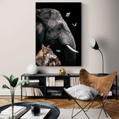 Poster Elephant ² - Papier - 61x91 cm - Meerdere Afmetingen & Prijzen | Wanddecoratie - Interieur - Art - Wonen - Schilderij - Kunst