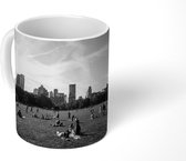 Mok - New York - Central Park - Zwart - Wit - 350 ML - Beker