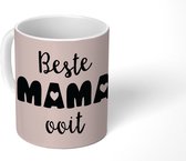Mok - Koffiemok - Spreuken - Quotes Beste Mama Ooit - Moederdag - Cadeau - Mokken - 350 ML - Beker - Koffiemokken - Theemok - Mok met tekst