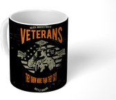 Mok - Koffiemok - Amerika - Militair - Vintage - Mokken - 350 ML - Beker - Koffiemokken - Theemok