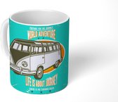 Mok - Koffiemok - Vintage - Oldtimer - Auto - Mokken - 350 ML - Beker - Koffiemokken - Theemok - Vaderdag cadeau - Geschenk - Cadeautje voor hem - Tip - Mannen