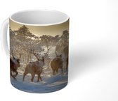 Mok - Rendier - Bomen - Sneeuw - 350 ML - Beker