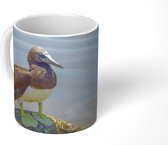 Mok - Een bruine gent aan de rand van het water - 350 ML - Beker