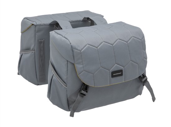 New Looxs Quilted Mondi Joy double sacoche - 38 litres - gris