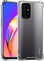 Transparant hoesje voor Oppo A94 5G - TPU Backcover - Antishock