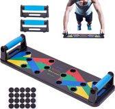 Tumez - Push Up Bord - Opvouwbare en draagbare push-up barstandaard met verstelbare handgrepen - Fitness - Antislip push-up handgrepen