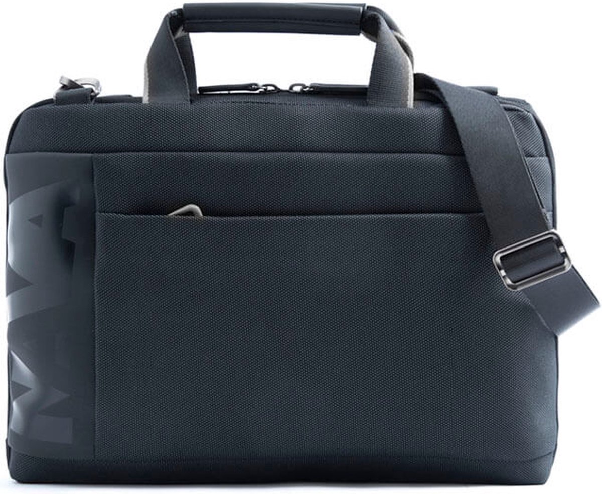 Nava Design Cross Briefcase Slim Schoudertas 15.6'' Black/Grey