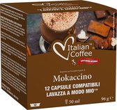 Italian Coffee • Mokaccino Capsules voor Lavazza A Modo Mio (96 cups)