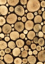 2LIF Logs Tafelzeil - PVC - 140 x 500 cm