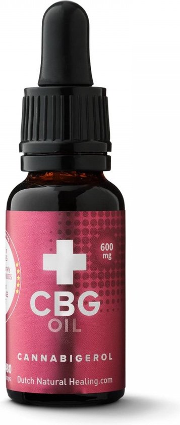 Dutch Natural Healing - CBG olie 20ml - 3% 600mg mix CBGa cannabigerol