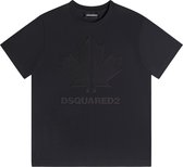 Dsquared2 Monotone T-Shirt Zwart  Jongens maat 152