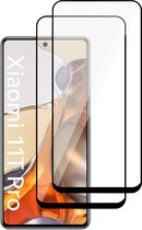Xiaomi Mi 11T Pro - Beschermglas Full Screenprotector - Glas Screen Protector - 2 Stuks