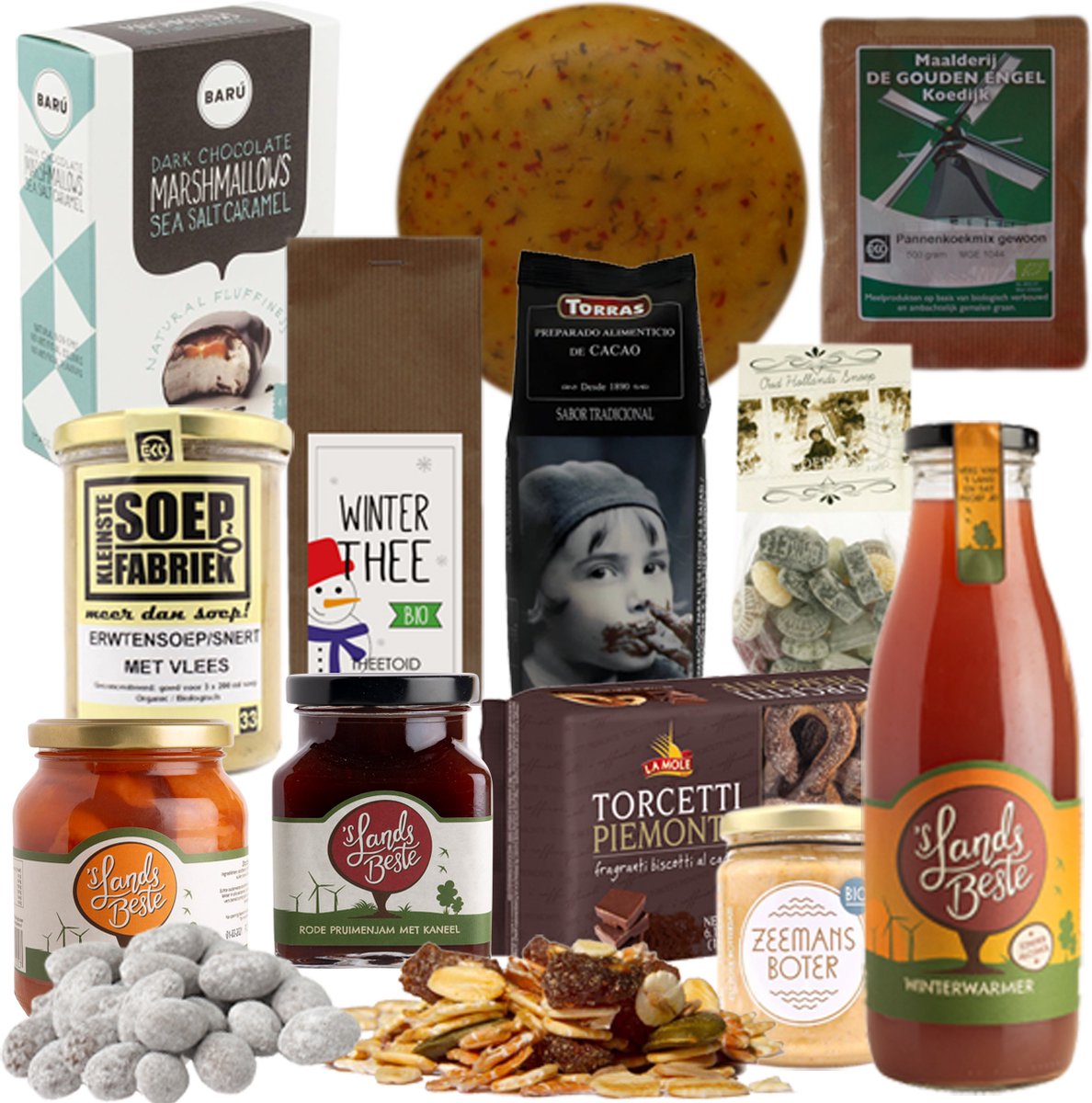 deSwaanKado / Kerstpakket Wonderlijke Winter Winterse streekproducten voor de... bol