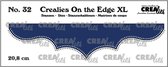 Crealies On the Edge - Extra Large (19 x 25) no. 32 met Dubbele stippe