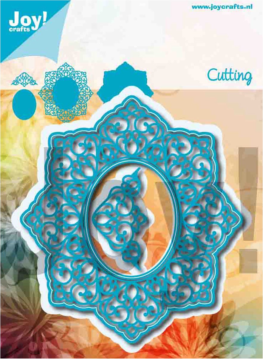 Joy!Crafts Snijstencil - Noor Lovely oval