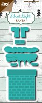 Joy!Crafts Stencil - Snij- embosstencil - Silent night Kerstman