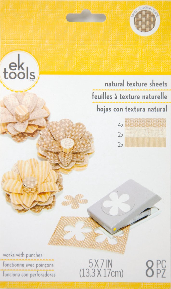 EK tools natural texture sheets