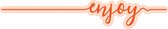 Tonic Studios -Sentiment strip die set enjoyTonic Studios -Sentiment strip die set enjoy