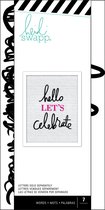 Heidi Swapp letterboard word set x8 celebrate black