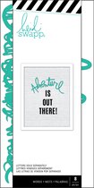 Heidi Swapp letterboard word set x8 adventure teal