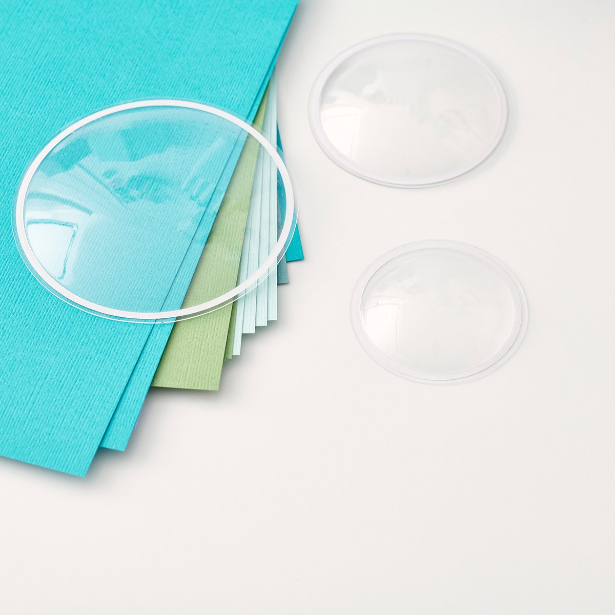 Sizzix Shaker Domes Circle - 7,6cm - 4 stuks