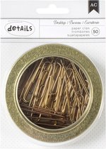 American craft office paperclips gold x50.