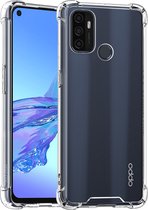 Transparant hoesje voor Oppo A53s - TPU Backcover - Antishock