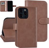 UNIQ Accessory Roze PU Leather Book Case Telefoonhoesje voor Apple iPhone 13 Pro - Bescherming & Stijl