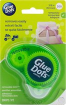 Glue Dots- Removable dots lijmroller -  Dot n go - 10mm - 200 stuks