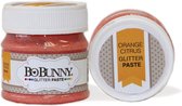 Bo Bunny glitter paste orange citrus