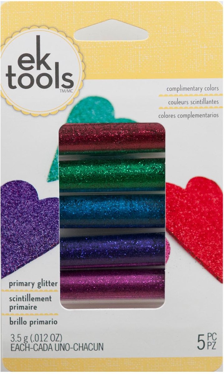 EK tools glitter x5 primary