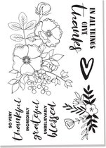 Stempel - Clear stamp - Kaisercraft - Blessed