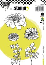 Carabelle Studio -cling stamp A6 fleurs d'alex