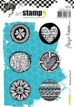 Carabelle Studio Cling stamp - A6 round and round by B. Koop