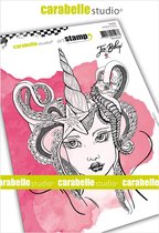 Carabelle Studio Cling stamp - A5 mermaid