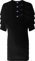 T-shirts ALAN RED Dean (4-pack) - col V profond - noir - Taille: M