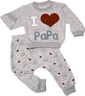 babykledingset/I love papa/2-delig