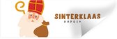 Muurstickers - Sticker Folie - Sinterklaas - Quotes - Sint - Sinterklaas kapoentje - Spreuken - Kinderen - Jongens - Meisjes - Kids - 60x20 cm - Plakfolie - Muurstickers Kinderkamer - Zelfklevend Behang
