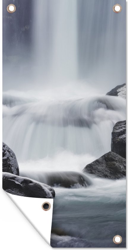 Tableau Toile XXL Muralo – Paysage Cascade Nature 3D, Plusieurs Tailles Disponibles