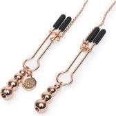 All Sensation Nipple & Clitoral Chain - Gold - Clamps