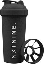 NXT NINE ECO-FRIENDLY SHAKER BOTTLE | BLACK - BLACK