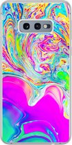Coque Samsung Galaxy S10e - Art - Couleurs - Psychédélique - Coque de téléphone en Siliconen