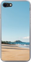 Geschikt voor iPhone 8 hoesje - Strand - Zomer - Palmbomen - Siliconen Telefoonhoesje
