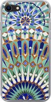 iPhone 7 hoesje - Een Marokkaanse mozaïekmuur met verschillende vormen - Siliconen Telefoonhoesje