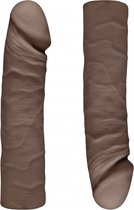 The D - Double D - 16 Inch - Chocolate - Realistic Dildos