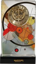 Goebel® - Wassily Kandinsky | Tafel Klok "Cirkels in een cirkel" | Glas, 22cm