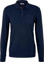 Tom Tailor Lange mouw T-shirt - 1029306 Blauw (Maat: M)