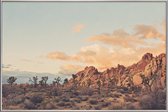 JUNIQE - Poster met kunststof lijst Winter in the Desert No.2 -30x45