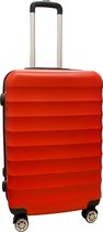 Travelerz reiskoffer met wielen 54 liter - lichtgewicht - cijferslot - rood (1515)